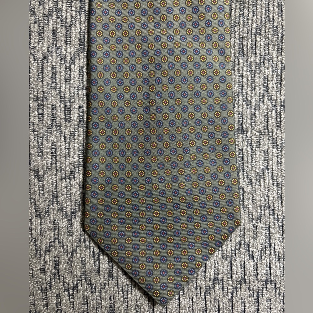 Davide Cenci Mens 100% Silk Tie